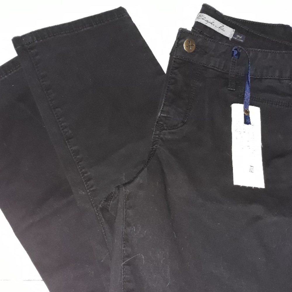 Christopher blue mid rise crop Jean's